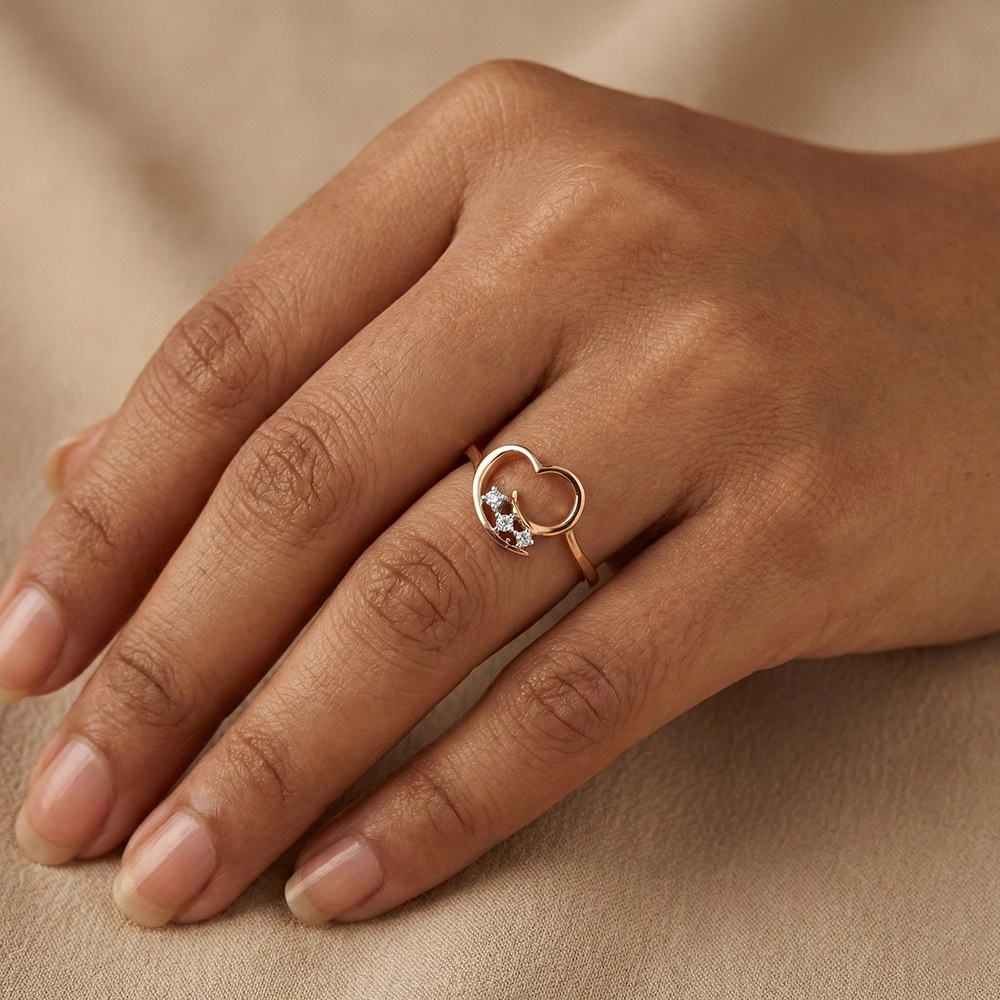 Yellow Gold Ring ALR00961 - Image 2