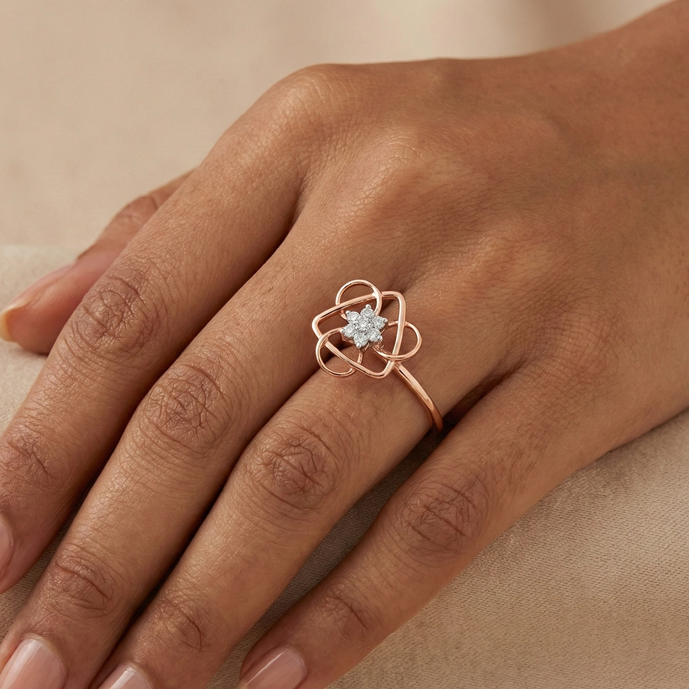 Rose Gold Ring ALR00964 - Image 2