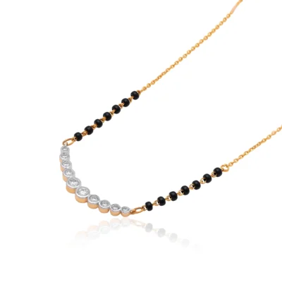 Yellow Gold Mangalsutra AMS00153