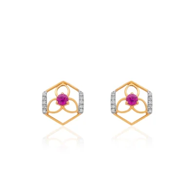 Earrings Yellow Gold APS00358E