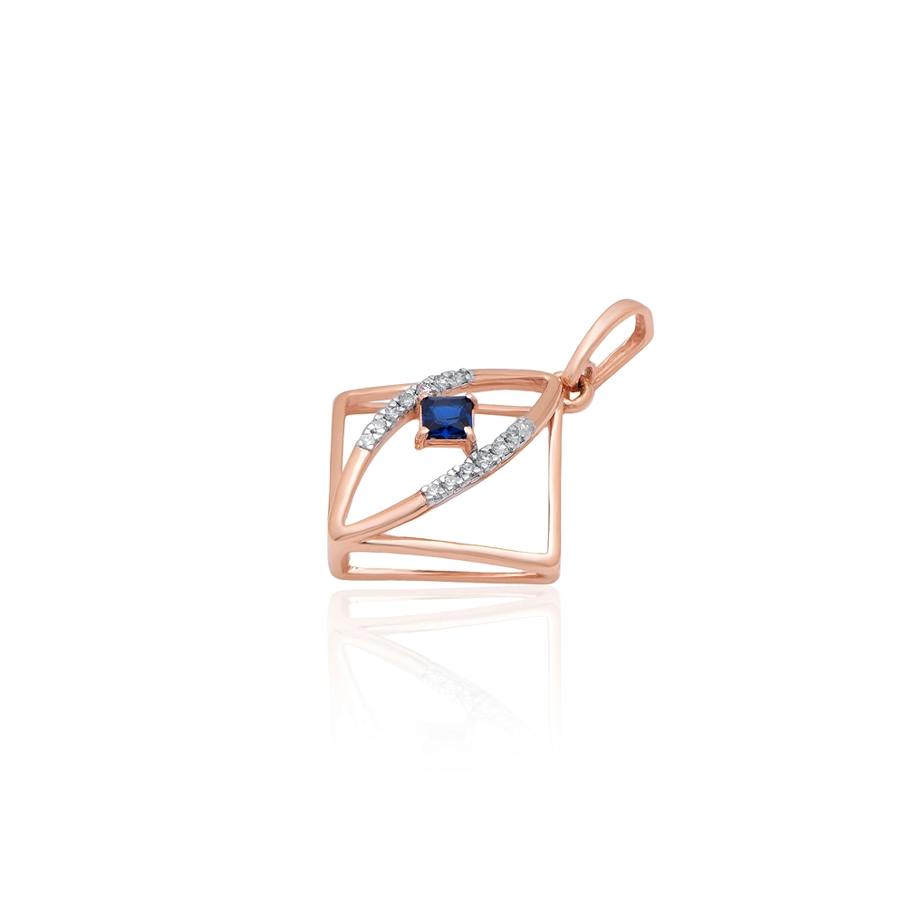 Rose Gold Pendant APS00400 - Image 3